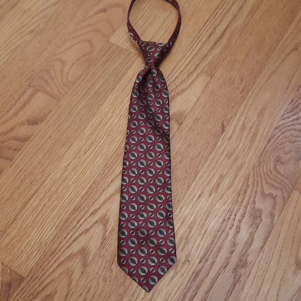 Tie 14in zipper cinch maroon